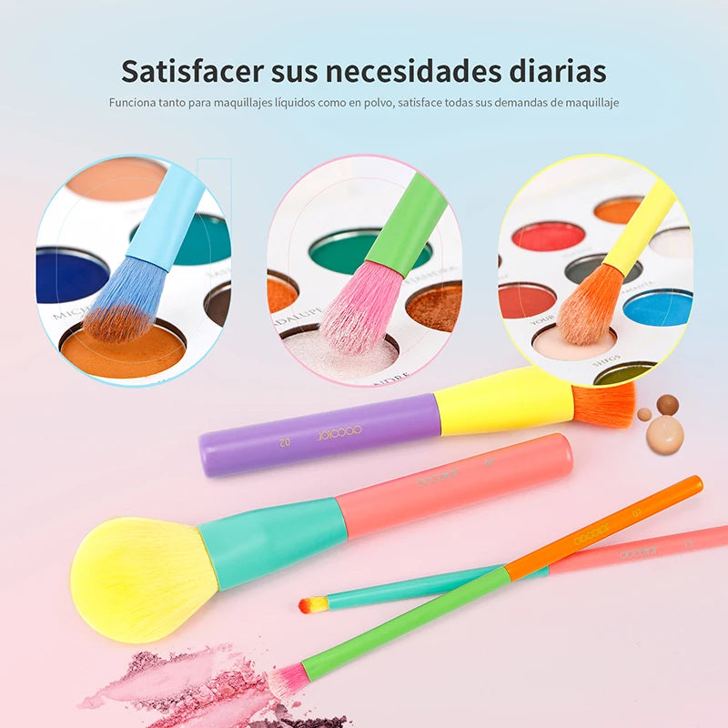 Docolor Colorful Makeup brush set