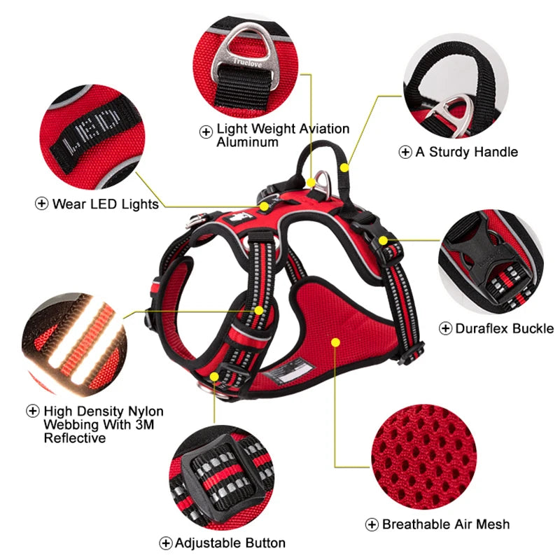 Truelove Pet Reflective Nylon Dog Harness - One Shop Ventures