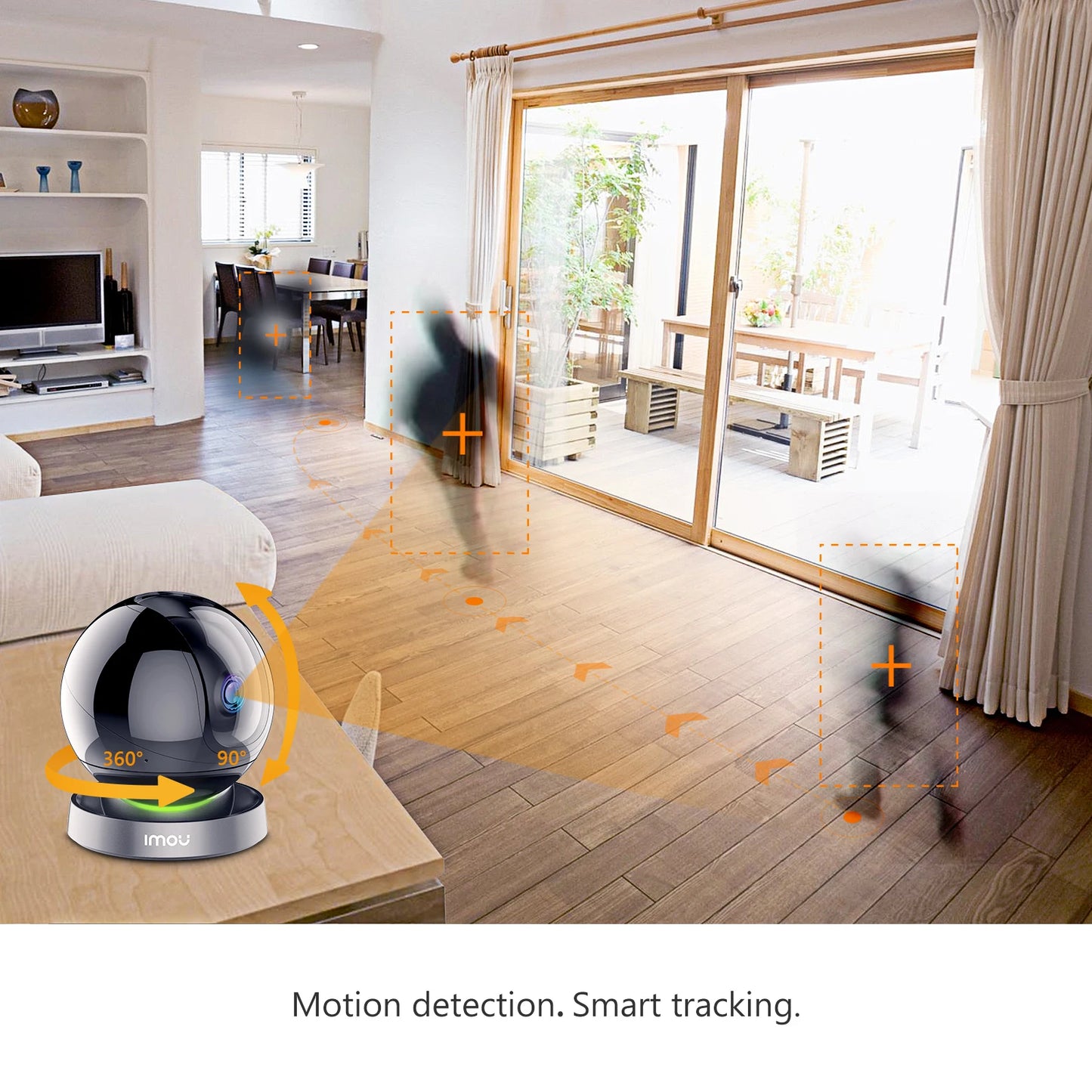 Wifi Camera indoor AI Human Detection Camera with Night Vision