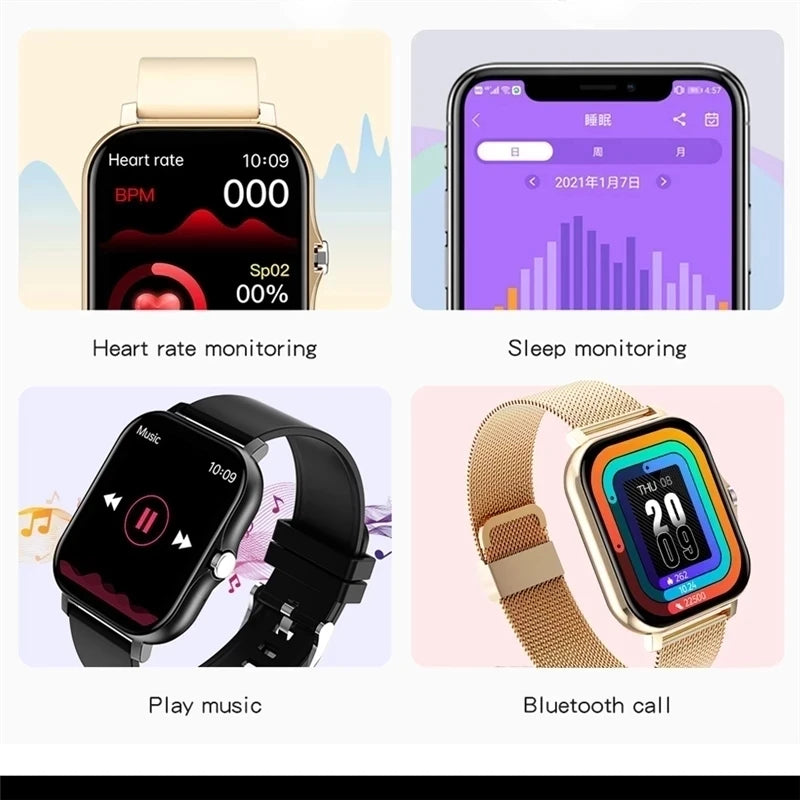 Bluetooth Smart Watch and Fitness Tracker