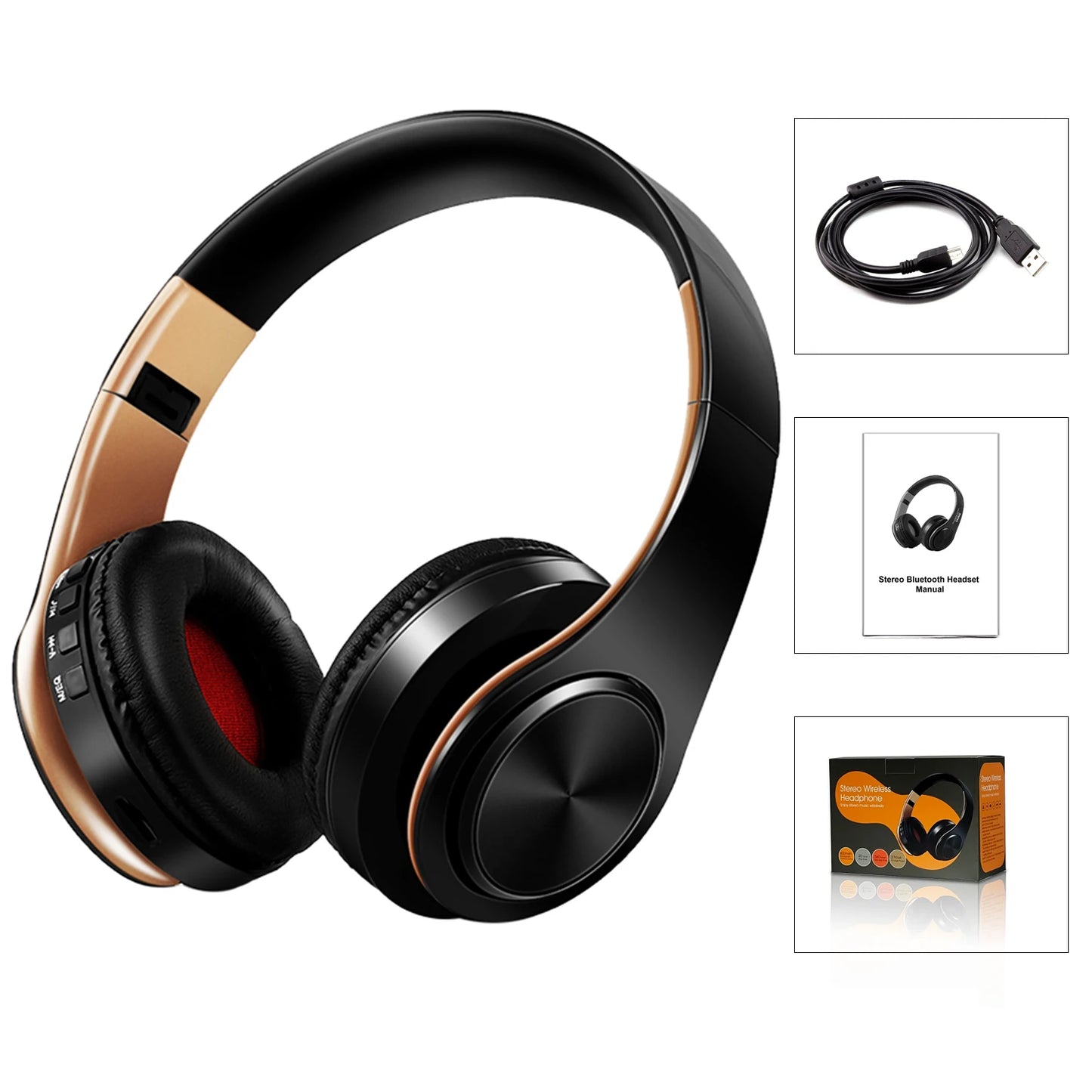 Wireless Bluetooth Headphones Stereo Headset