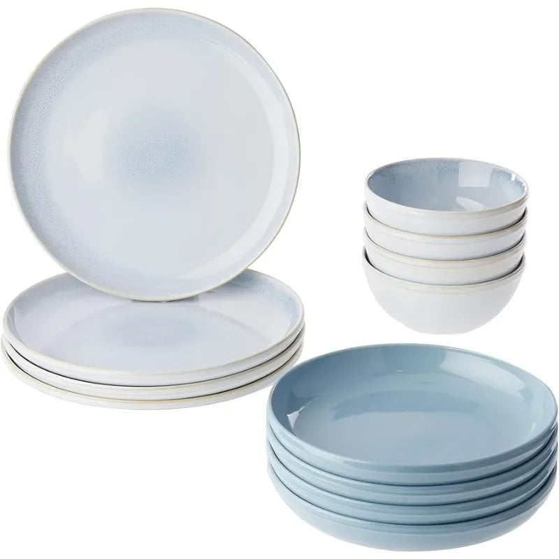 Corelle Handcrafted Stoneware 12-Pc Dinnerware Set - One Shop Ventures