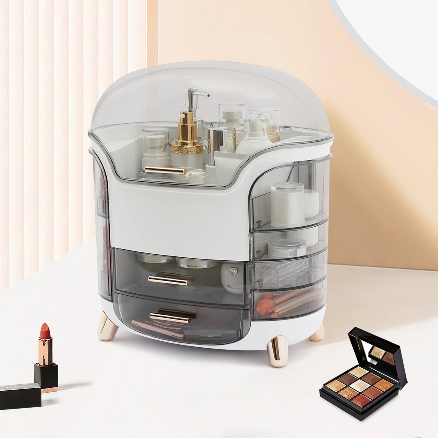 Luxury Desktop Cosmetics Storage Box