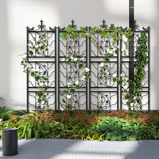 71-inch Tall Metal Lattice Panel Garden Trellis