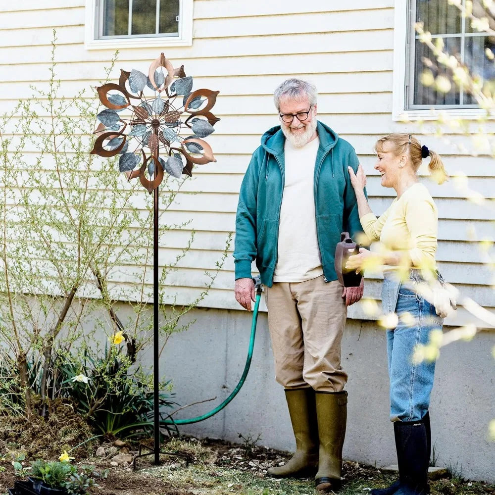 Large Metal Garden Wind Spinner