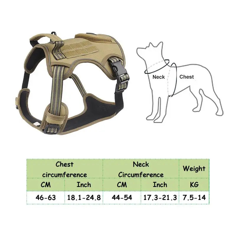 Adjustable Reflective Dog Harness