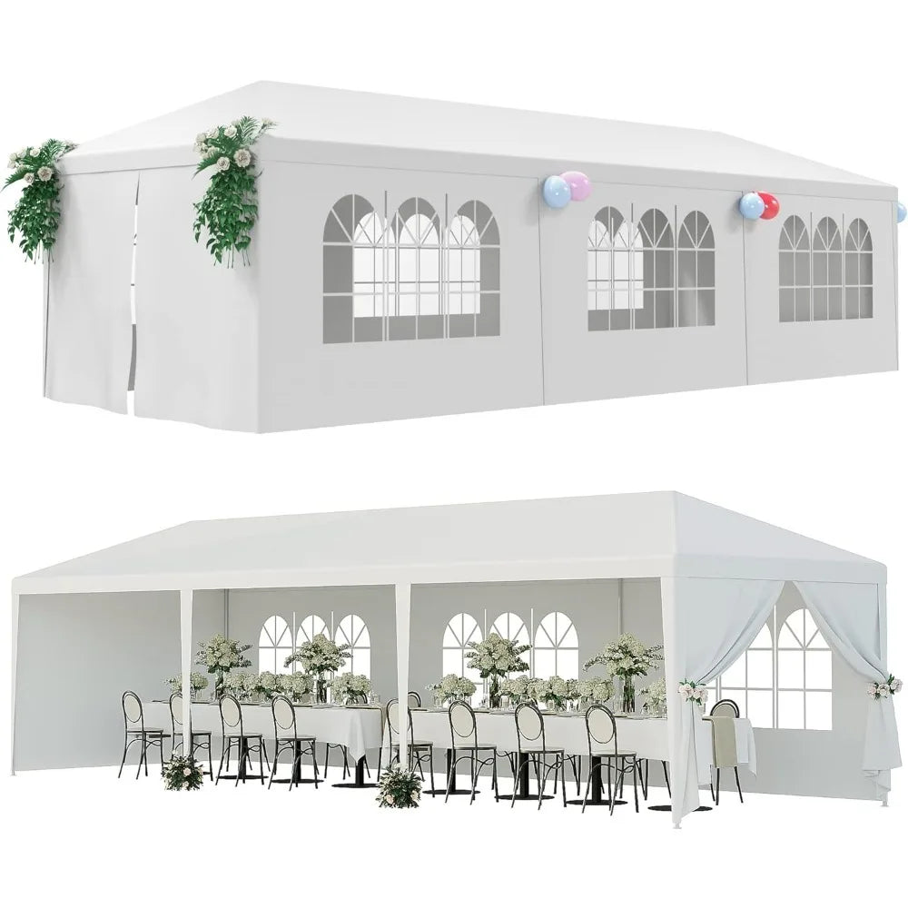 10'x30' Outdoor Canopy Tent W/Removable Sidewalls - One Shop Ventures