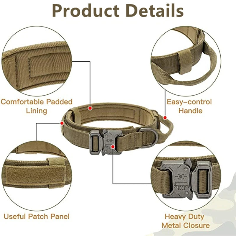 Durable AdjustableTactical Leash Set