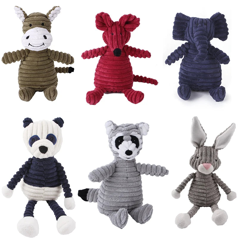 Plush Corduroy Dog Toys