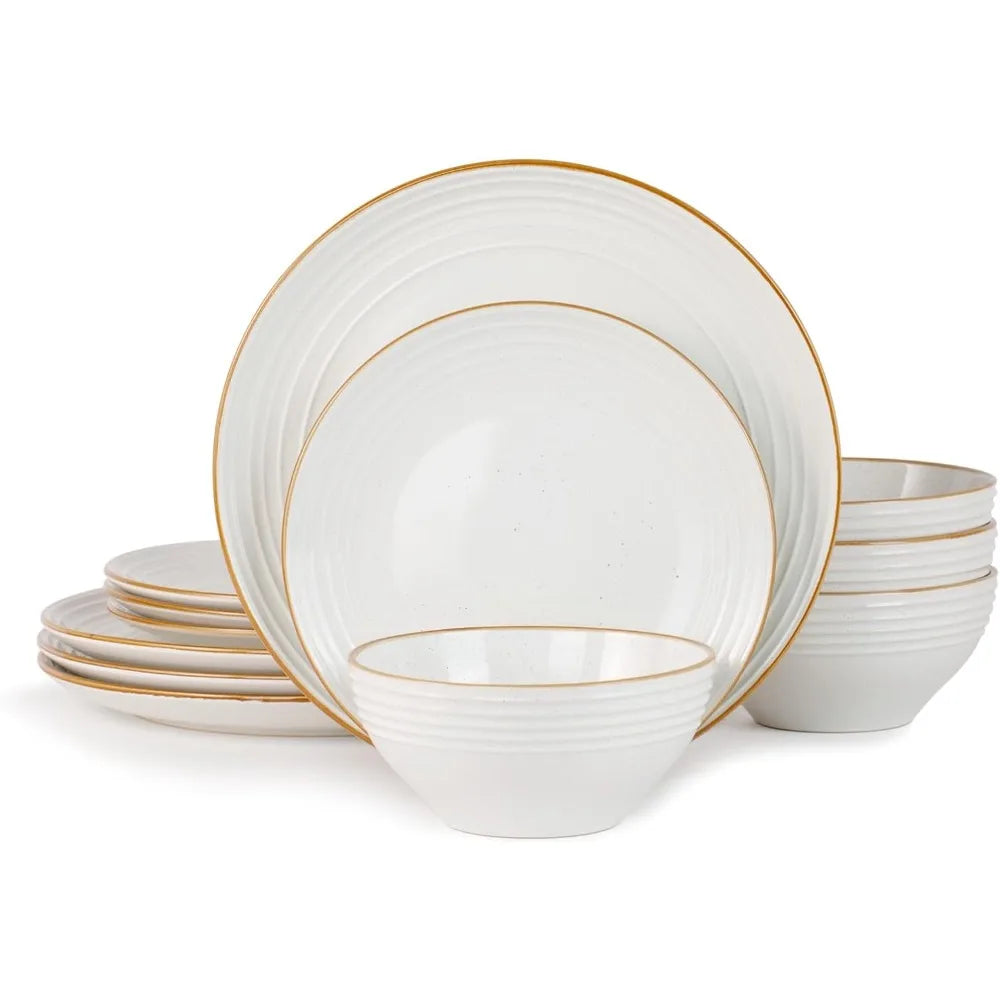 12 Pieces Jupiter Dinnerware Set - One Shop Ventures