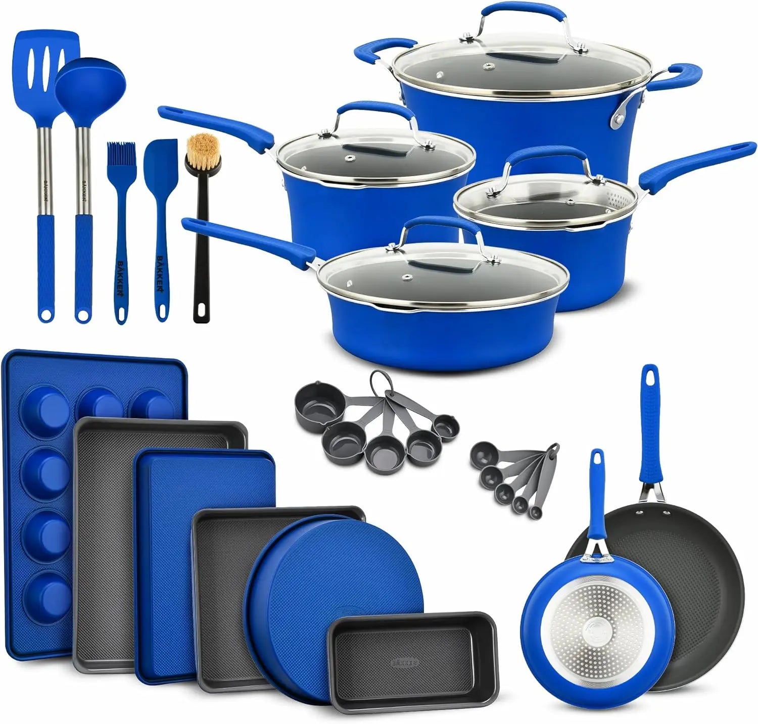 Cookware Set -Reinforced Pressed Aluminum Metal - One Shop Ventures