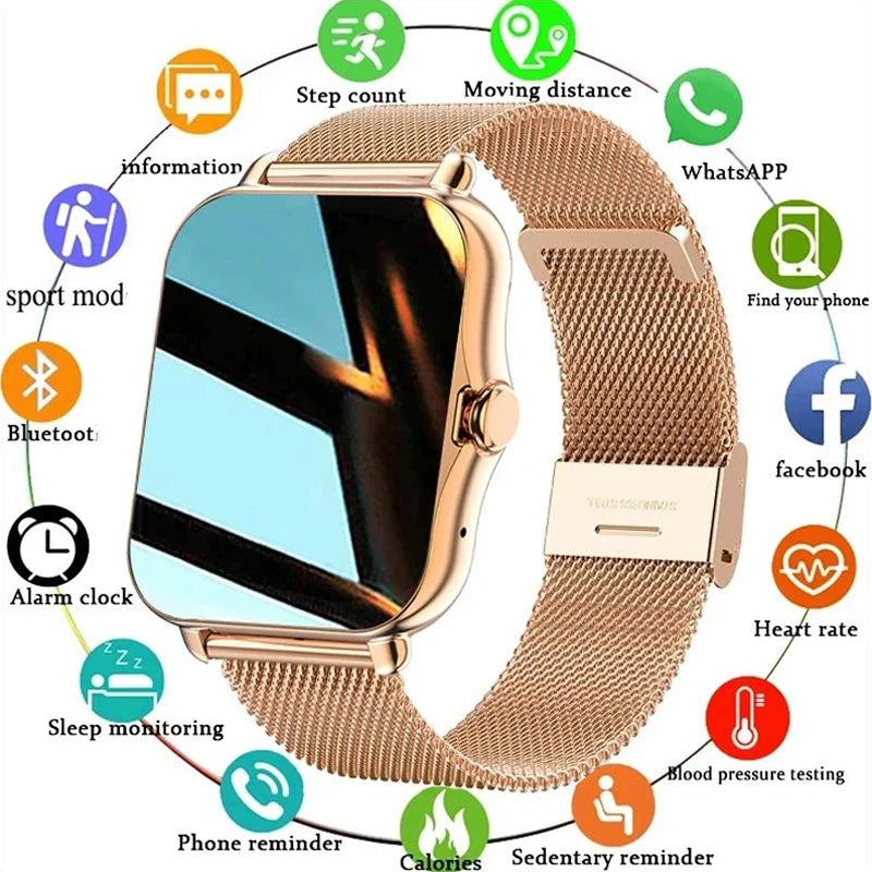 Waterproof Smartwatch for iOS Android