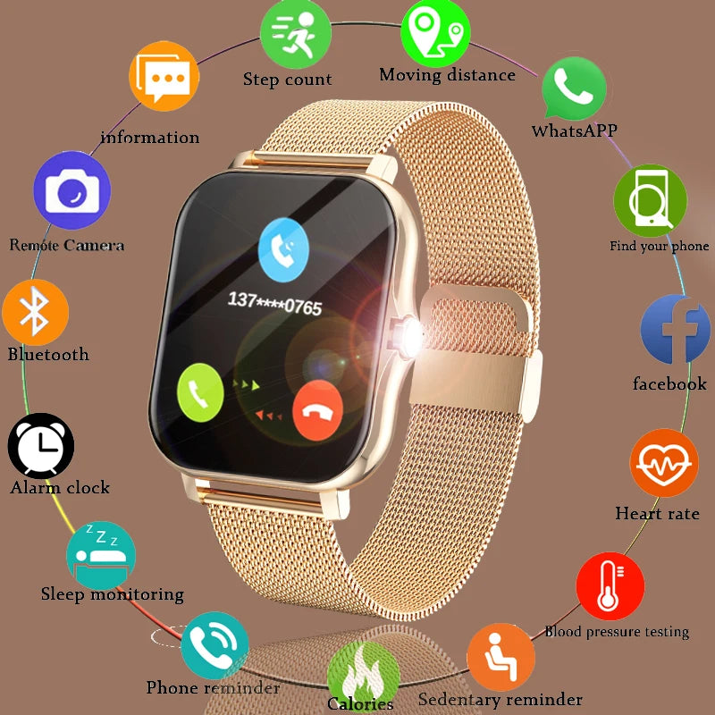 Bluetooth Smart Watch and Fitness Tracker