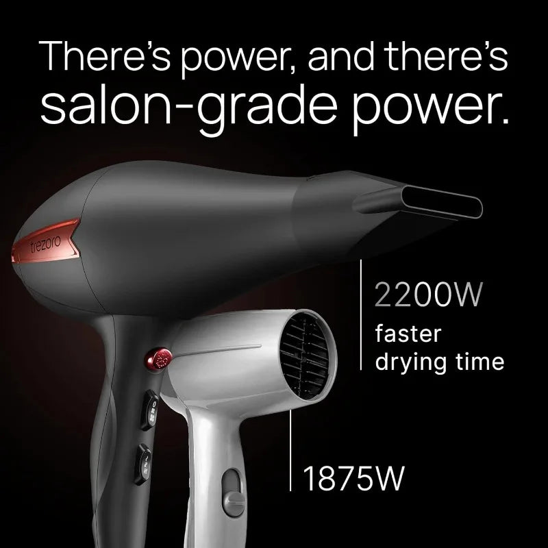 Diffuser Hair Dryer, 2200 Watt Professional Ionic Salon Blow Dryer