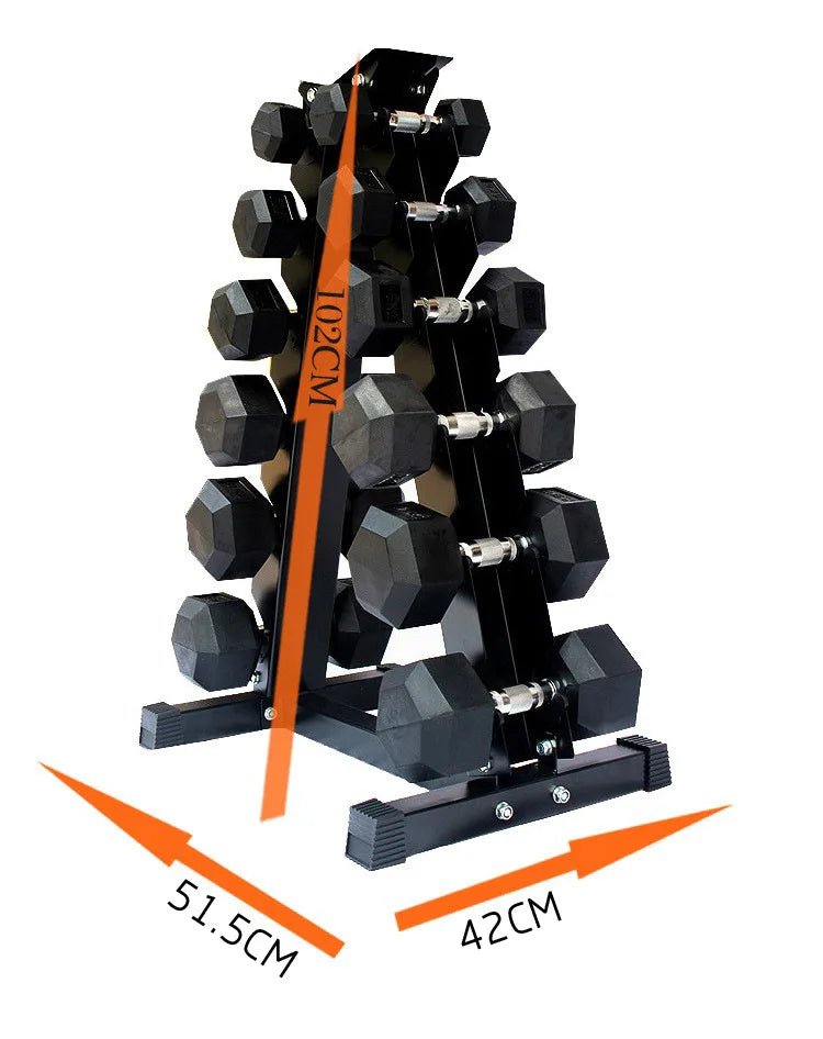 High Quality Solid Cast Iron Hexagonal Dumbbell Set