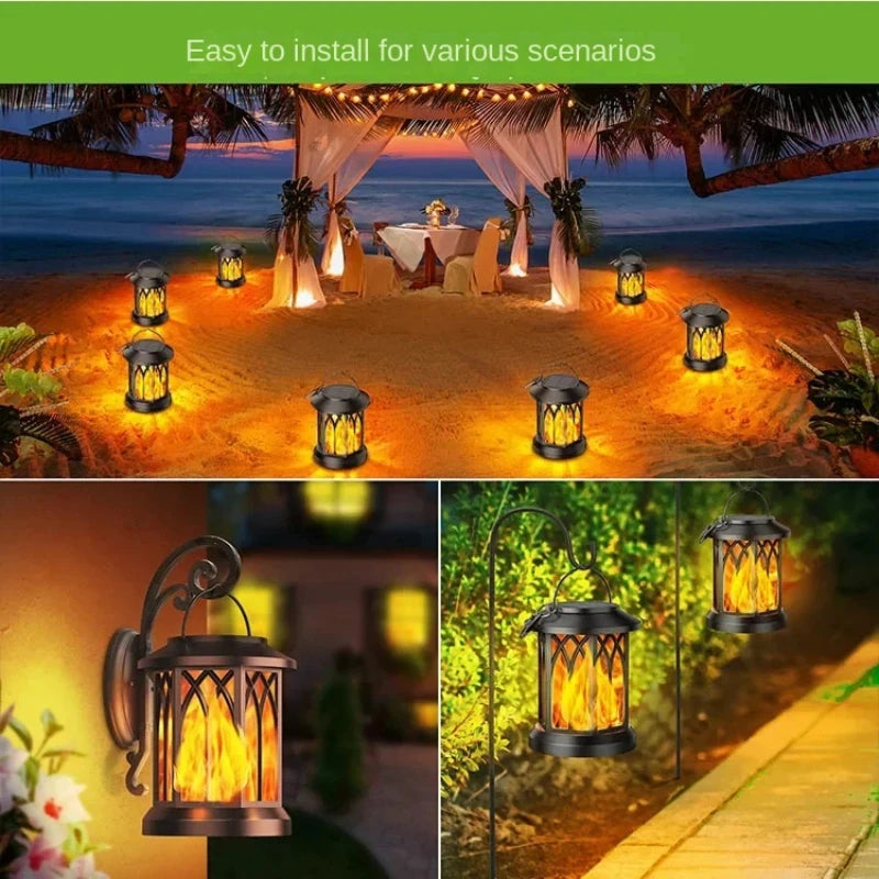 LED Solar  Simulation Flame Lamp