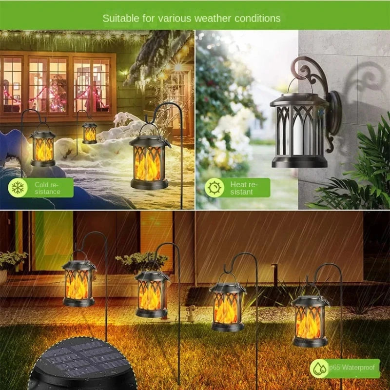 LED Solar  Simulation Flame Lamp