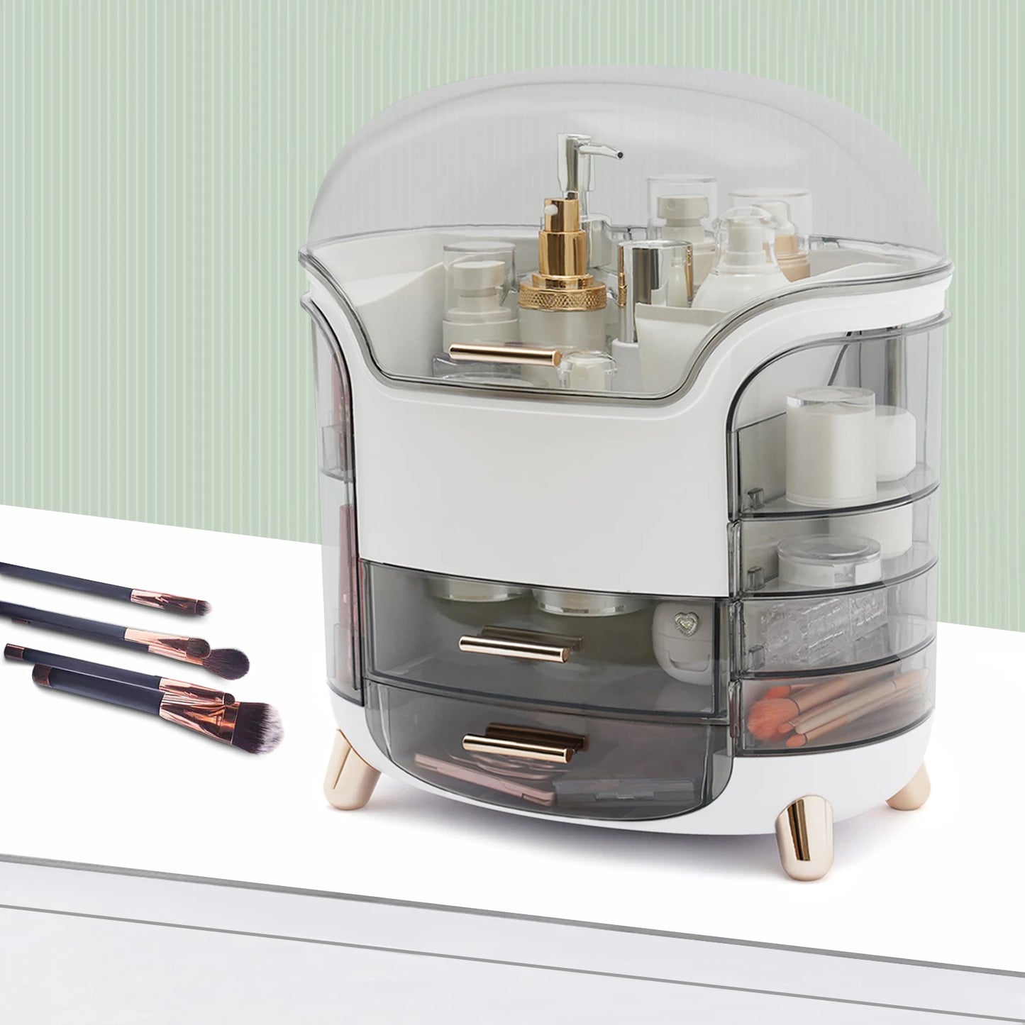 Luxury Desktop Cosmetics Storage Box