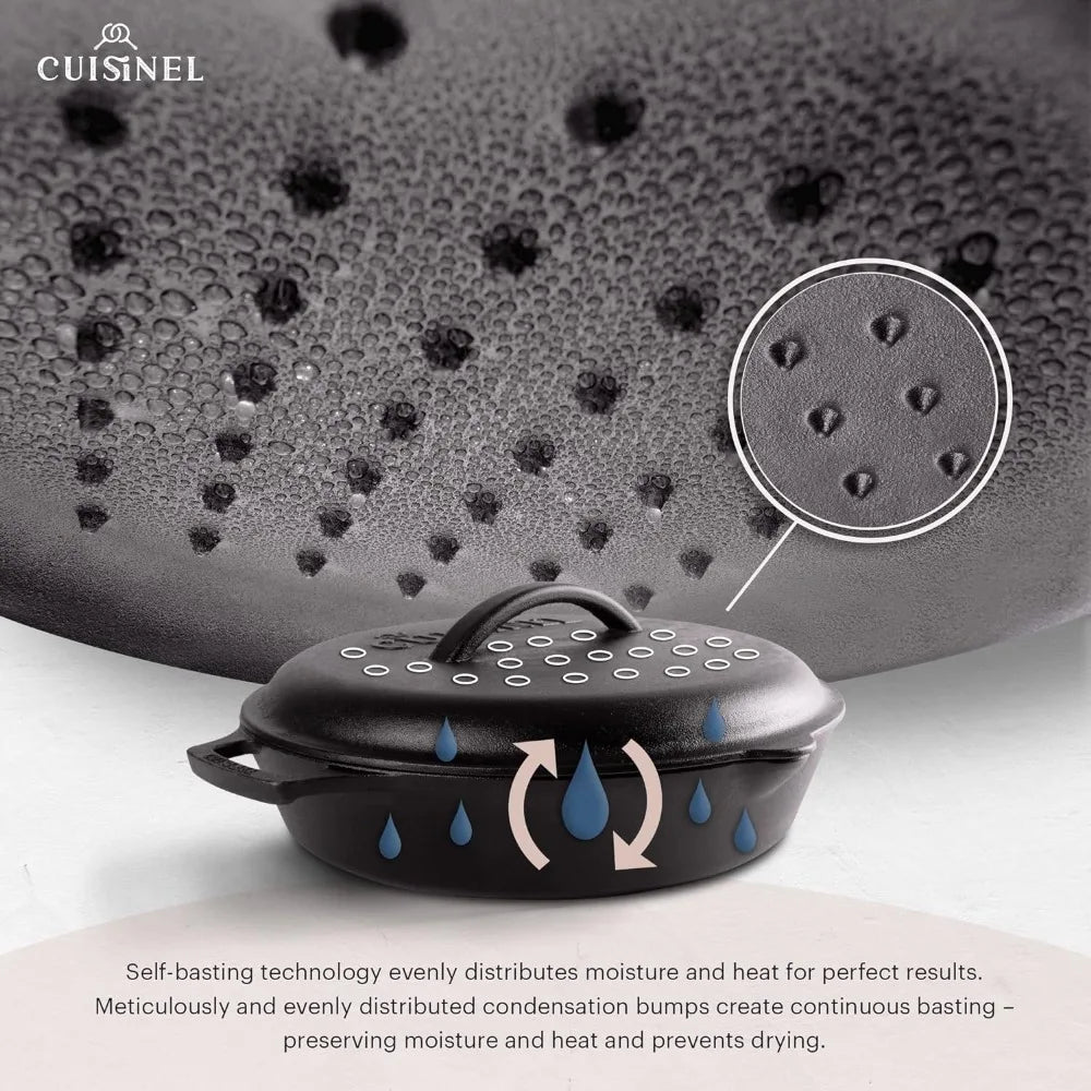 Cuisinel Cast Iron Non-stick Cookware set - One Shop Ventures