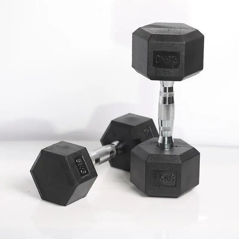 High Quality Solid Cast Iron Hexagonal Dumbbell Set