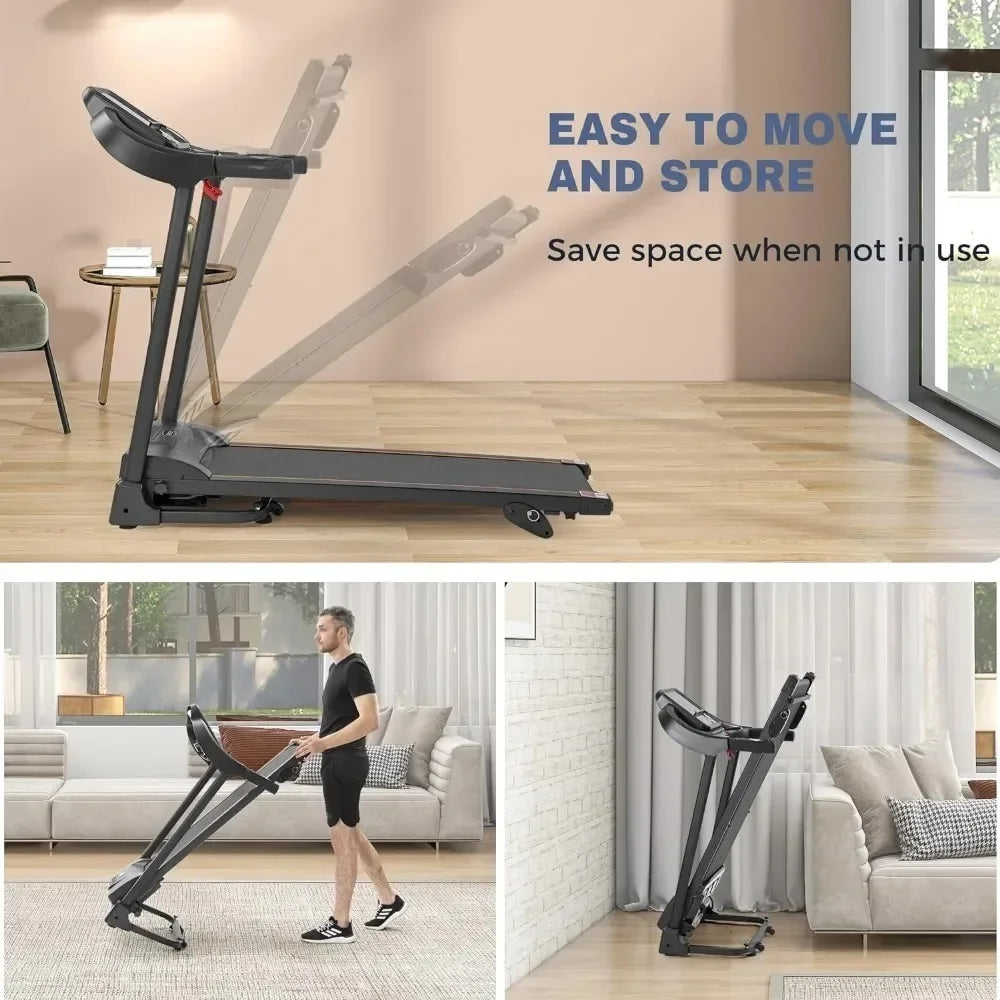 Folding Treadmill with 12 Preset Programs