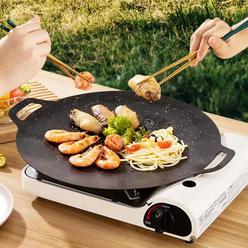 Outdoor Non-Stick Induction Camping Grill Plate - One Shop Ventures