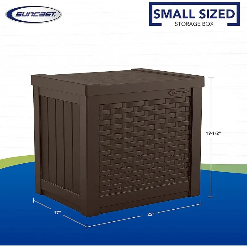 22 Gallon Small Deck Box and Seat