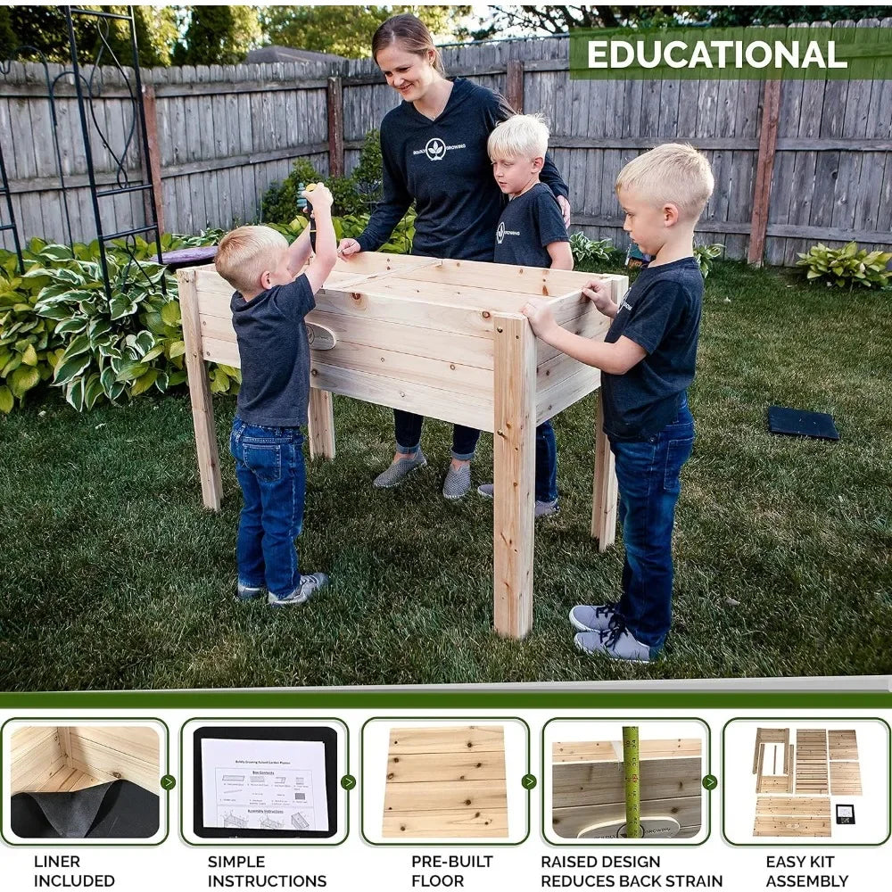 Raised Planter Box  48" (L) by 24" (W) x 33" (H)