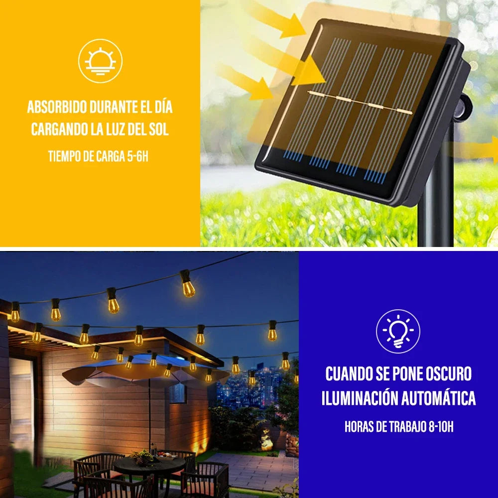 Waterproof  LED Solar String Lights